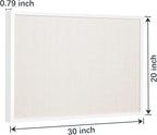 OWLKELA 20'' x 30'' Linen Bulletin Board, Vision Board and Decorative Hanging - Image 2