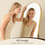 Antok 71" x28” Arched Full Length Floor Mirror, Free Standing/Wall Mount/Leaning - Image 5