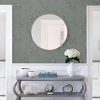 Grey Floral Peel and Stick Wallpaper Embossed Contact Paper 17.7 inch x - Image 4