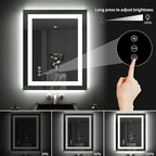 LOAAO 28"X32" LED Bathroom Mirror - Image 4