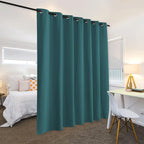 RYB HOME Room Divider Curtains for Closet Blackout Sound Reducing Privacy - Image 3