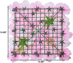 VEVOR 3D Flower Wall Panel, Artificial Floral Wall Background Mesh Backing Mat - Image 13
