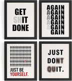 DSHFG Motivational Office Wall Art Prints Set of 4, Office Artwork Wall Decor by Unknown