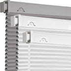 Grandekor No Tools No Drill Cordless Cellular Shades, 34.5" W × 64" H, Light by Grandekor