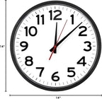 Ultimate Wall Clock | 14 Inch | Modern | Quartz | Analog | Home | Office | - Image 10