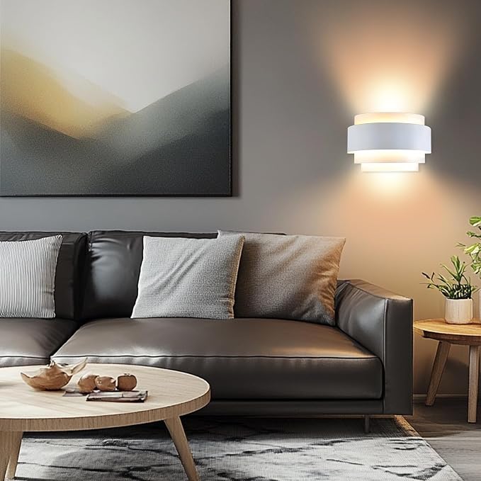 LightInTheBox Modern Wall Sconce Indoor Wall Light Fixture Half Moon Metal Wall - Image 7