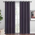 NICETOWN Greyish Purple Blackout Curtains 86 inches Length by NICETOWN