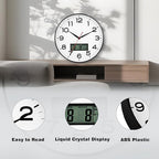 AKCISOT Wall Clock 12 Inch, Non-Ticking Silent Battery Operated Analog - Image 3