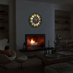 20'' Silent Wall Clock with Night Light, Glow in The Dark Decorative Wall Clock - Image 7