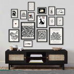 ANERZA 16 PCS Black and White Wall Art Decor, Matisse Abstract Gallery Wall - Image 5