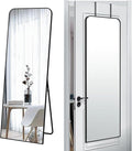 SCWF-GZ 57x20 Door Hanging Full Length Mirror, Floor or Wall Mounted Metal by SCWF-GZ