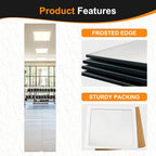 Delma Frameless Mirror Tiles 18"x18"x4 Pcs Wall Mounted, Shatter Resistant Full - Image 7