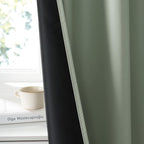 RYB HOME 100% Blackout Basement Curtains 36 inches Long, Heat & UV Blocking - Image 4