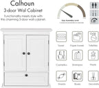 Spirich Bathroom Cabinet Wall Mounted, Small Bathroom Wall Cabinet Over Toilet - Image 7