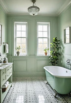 Dimoon 590''x23.6'' Green Peel and Stick Wallpaper Contact Paper Modern Self - Image 5