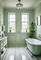 Dimoon 236''x23.6'' Green Peel and Stick Wallpaper Contact Paper Modern Self - Image 5