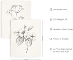 HAUS AND HUES Grey Floral Wall Art - Image 2