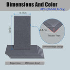 6 Pack Self-Adhesive Acoustic Panels, 15.75" X 31.5" X 0.47" Soundproof Wall - Image 4