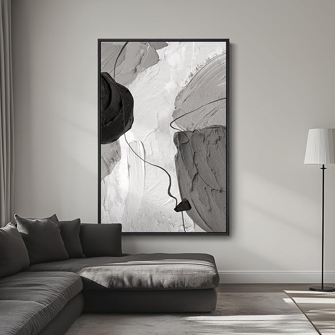 Extra Large Framed Abstract Wall Art by Cuspin