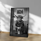 DIHSIEG Inspirational Canvas Wall Art funny bathroom wall art Print Poster - Image 7