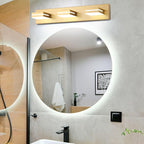 SineRise LED Modern Bathroom Vanity Light Fixtures, Matte Gold Modern Acrylic - Image 7