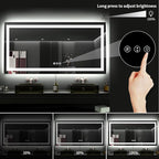 LOAAO 60X36 LED Bathroom Mirror - Image 4