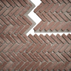 EverStone Herringbone Faux Brick Panel, 46 1/2"W x 25 1/4"H x 1"D, Old Chicago - Image 9