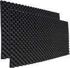 2 Pack Acoustic Foam, High Density Fire Resistant Soundproof Panels - Image 6
