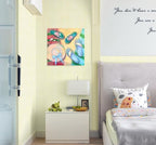 Grasscloth Peel and Stick Wallpaper Yellow Beige Textured Contact Paper 15.7in - Image 3