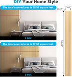 Art3d 6-Piece Wood Slat Panels for Stylish Interior Decor and Ceiling Decoration - Image 6