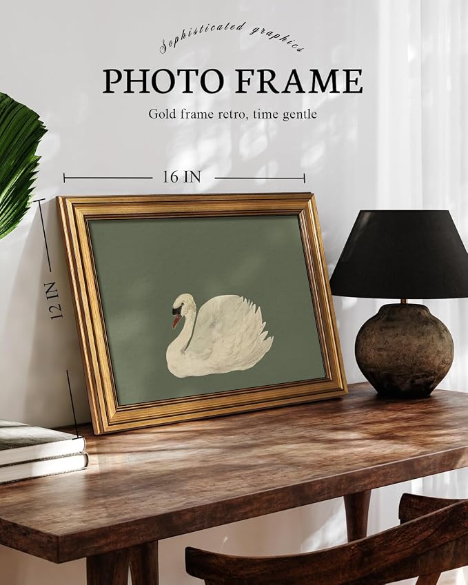 VIYYIEA Vintage Gold Framed Wall Art - Image 2