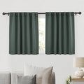 RYB HOME Blackout Curtains for Bedroom, Small Windows Shades Thermal Insulating by RYBHOME