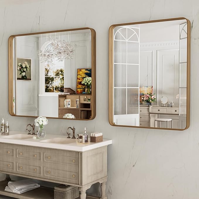 LOAAO 40X30 Inch Bathroom Mirror - Image 4