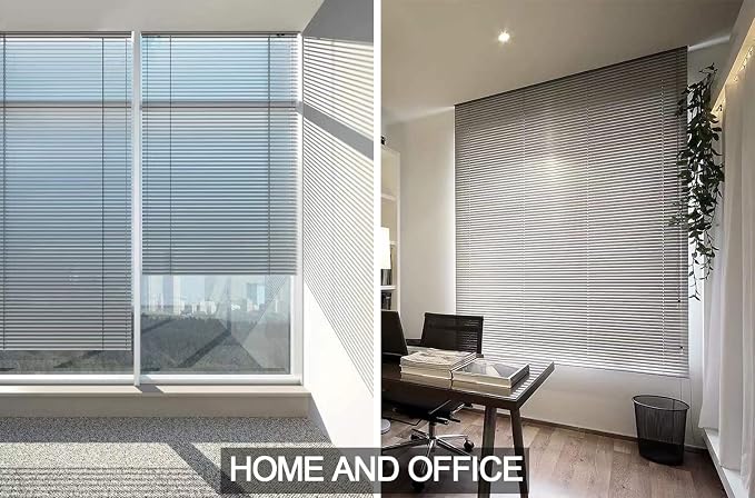 YIIBAII Mini Blinds Suitable for 40" W x 64" H Windows 1" Aluminum Horizontal - Image 5