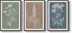 Framed Boho Botanical Wall Art for Living Room, 3 Piece Modern Farmhouse - Image 9