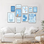 Uniro Coastal Cowgirl Room Decor, Coastal Granddaughter Room Decor, Light Blue - Image 2