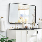 NEWBULIG 30X40 Inch Bathroom Wall Mirror, Vanity Bathroom Mirrors - Image 5