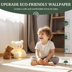 Dimoon 17.7''x118'' Peel and Stick Wallpaper Green Contact Paper - Image 3