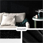 FunStick 15.8"x240" Self Adhesive Felt Fabric Sheets Black Velvet Fabric - Image 5