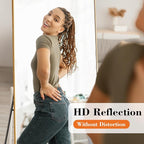 Sweetcrispy 58"x19" Full Length Mirror, Leaning or Standing Full Body Mirror - Image 3