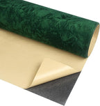 Green Crushed Velvet Fabric Wallpaper Peel and Stick Green Felt Drawer Liner - Image 7