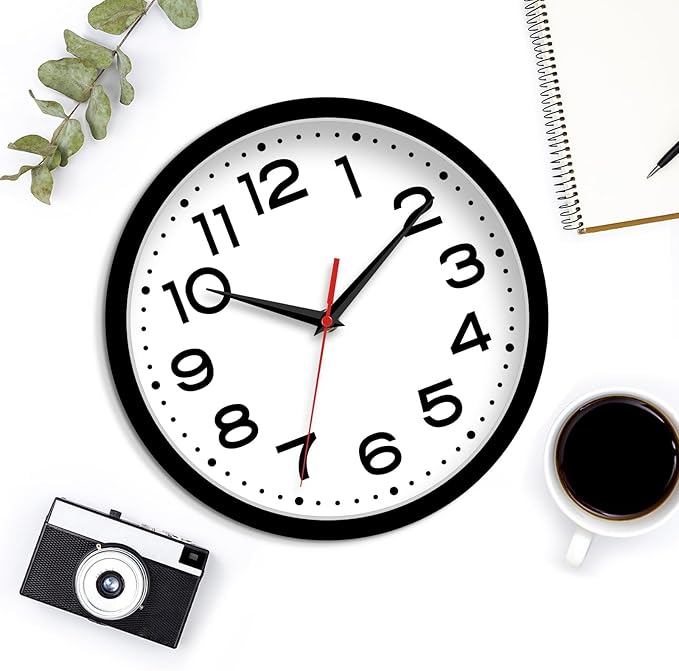 Roymnie Wall Clock Silent Non-Ticking Modern Clock Battery Operated 14 Inch - Image 7