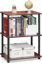 Furinno TURN-N-TUBE Storage Shelves, 3-Tier Book Shelf, Corner Shelf, Toolless - Image 4