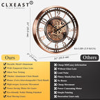 CLXEAST 21 Inch Moving Gear Wall Clock - Image 3