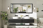 Briivue 72x32 Inch Black Bathroom Mirror - Image 9