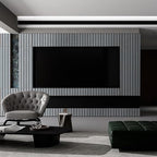 Gray Wood Slat Wallpaper - Image 4