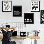 DSHFG Inspirational Office Motivational Wall Art Decor Prints Set of 4 - Image 3