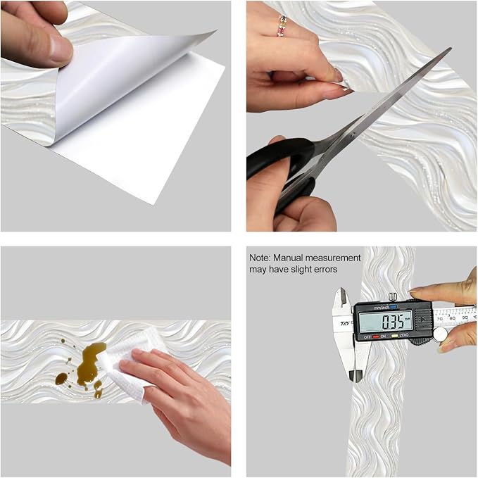 HOMETITUTE Wallpaper Border Peel and Stick Decorative Wall Trim Self Adhesive - Image 8