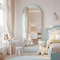 Antok 58" x18” Arched Full Length Floor Mirror, Free Standing/Wall Mount/Leaning by AntokMirror