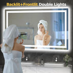 Hivone 60X36 LED Bathroom Mirror - Image 4